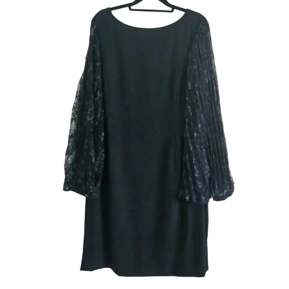 Tahari ASL Lace Sleeve Sheath Dress